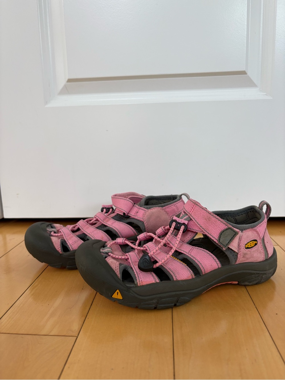 KEEN Kids' Pink Closed-Toe Sandals Size 4